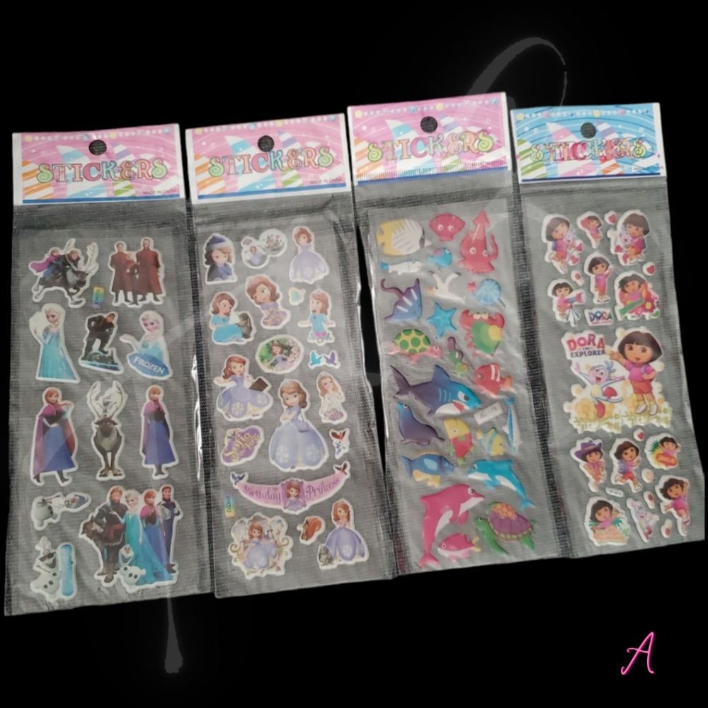 Random Puffy 3D Sticker Sheets - Picture 5 of 8